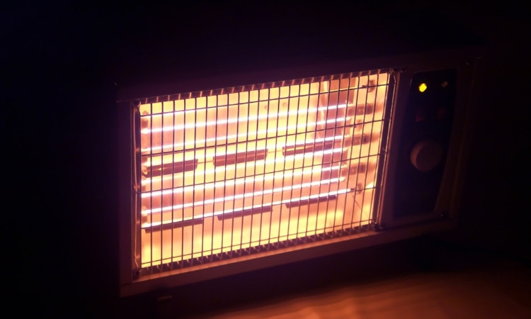 Electric heater fires at home