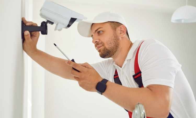 install a CCTV camera